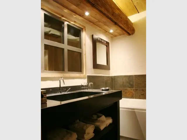 Salle de bain - Chalet -  montagne - Créa Design