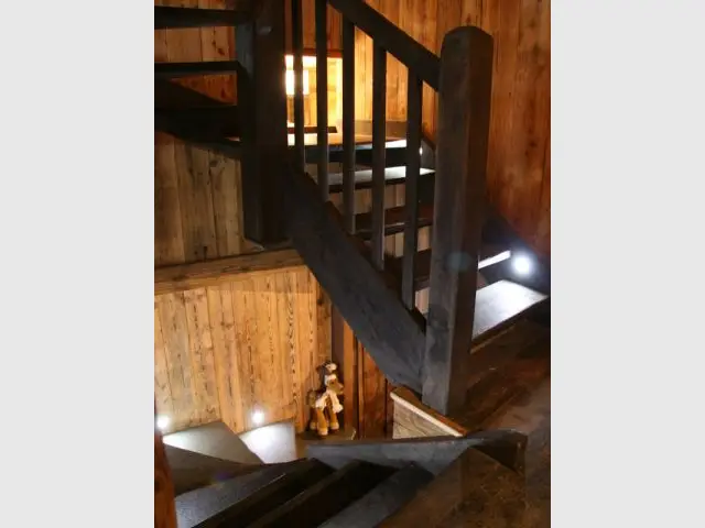 Escalier - Chalet -  montagne - Créa Design