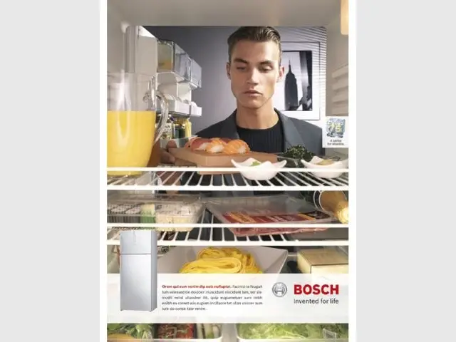 Et de l'intérieur... - Frigidaire frigo Bosch déco travaux