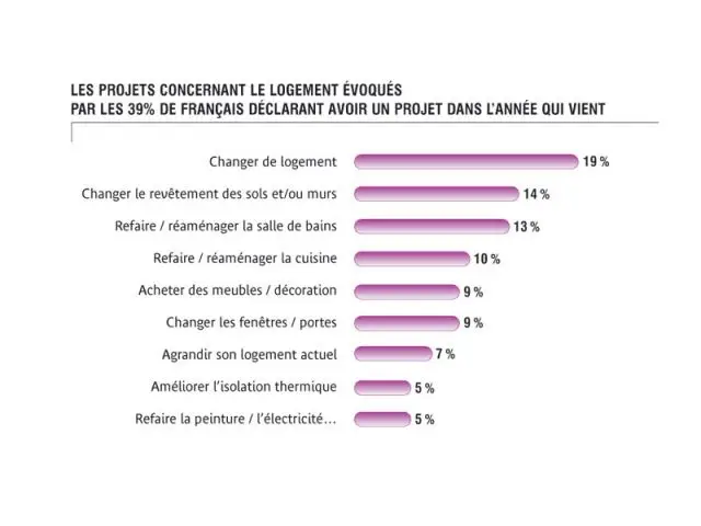 Les projets concernant le logement - Observatoire Dolce Vita Gaz de France