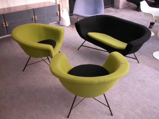 Fauteuils verts et noirs - Puces du Design