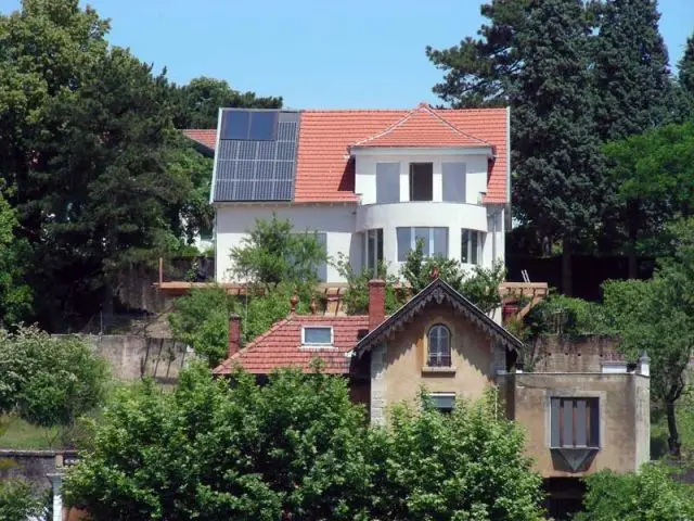 Vue de la terrasse en cours - reportage maison passive - sophie zele