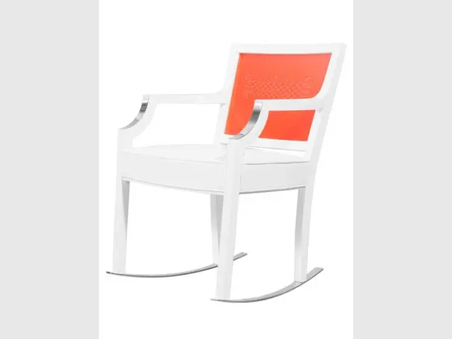 Rocking chair Bon Pure White - Starck goodnews