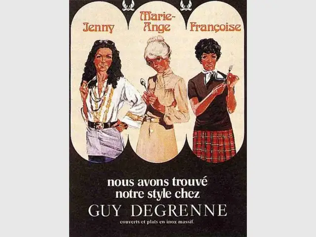 Les trois consommatrices - 60 ans Guy Degrenne