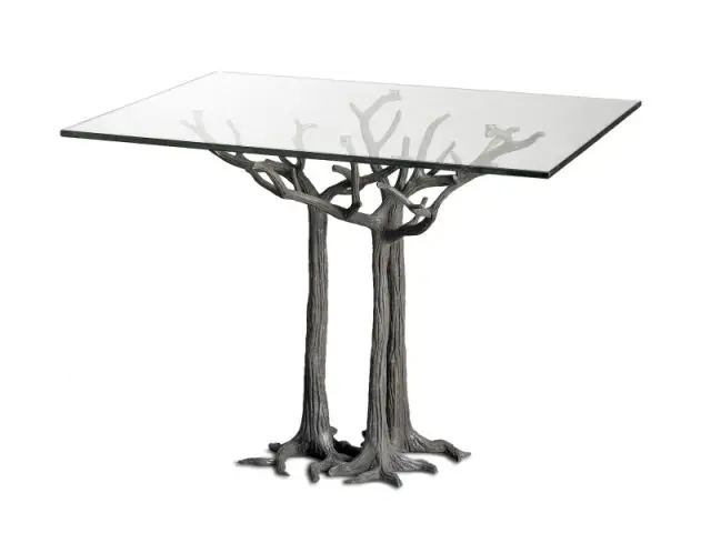 Exposition Jean Boggio - Table en verre jardin extraordinaire