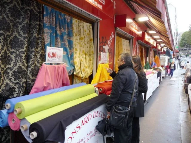 Marché Saint-Pierre - reportage tissus