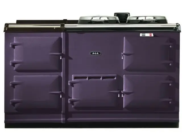 Aga - cuisinière violette