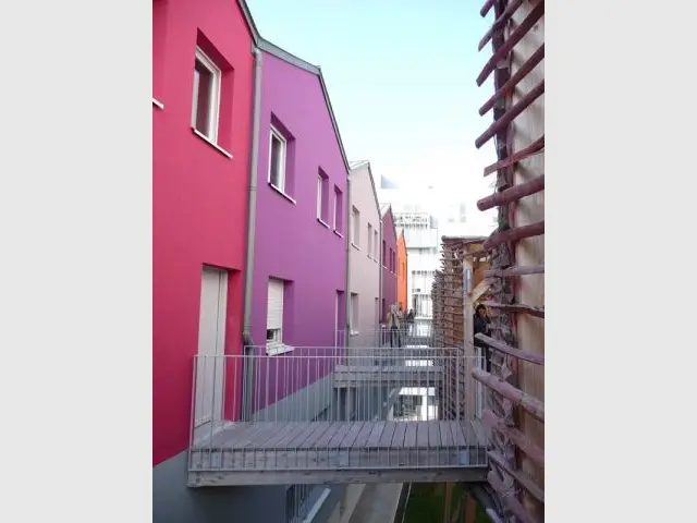 Des appartements multicolores