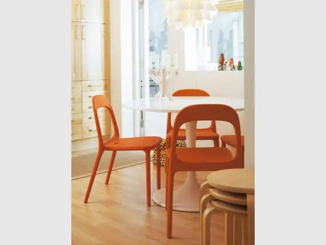 Chaise Urban - Objet vintage orange