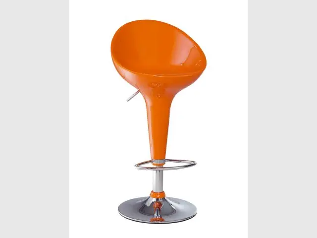 Tabouret Sweet - Objet vintage orange