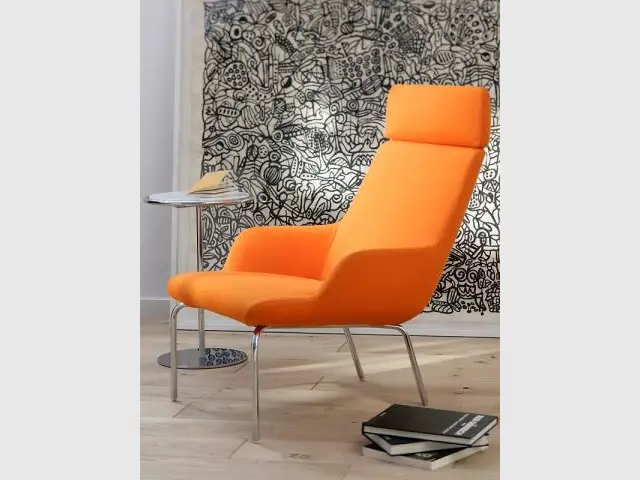 Fauteuil Siesta - Objet vintage orange