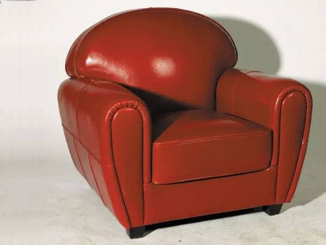 Rouge - Fauteuil club