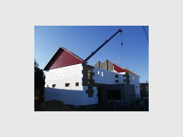 Toiture 1/2 - Premières maisons Passivhaus - Les Airelles