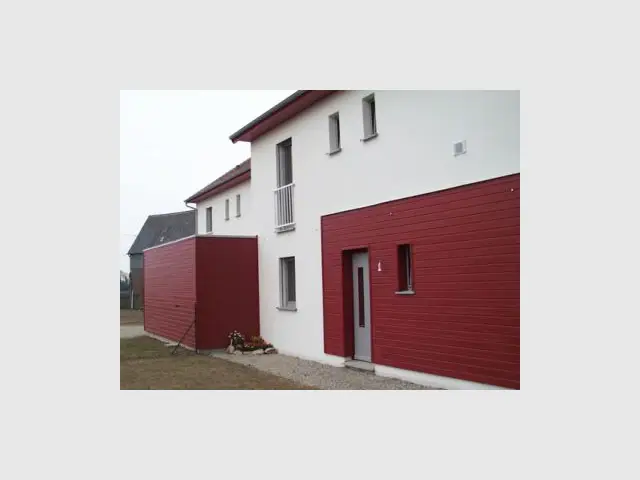 Extérieur - Premières maisons Passivhaus - Les Airelles