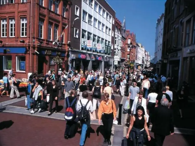 Grafton Street à Dublin - avenue