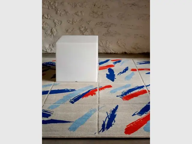 Coeur design tapis Noel pasquier