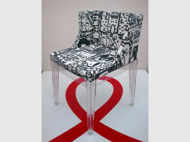 "Mademoiselle" Castelbajac - Chaises Mademoiselle - Kartell - Sidaction