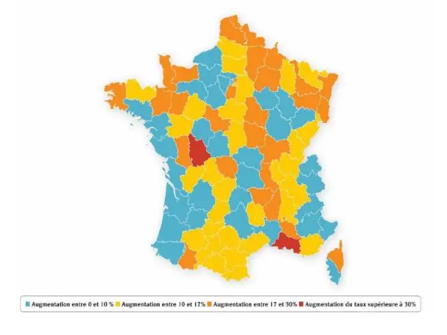 Augmentation des taux départementaux entre 2003 et 2008 - UNPI