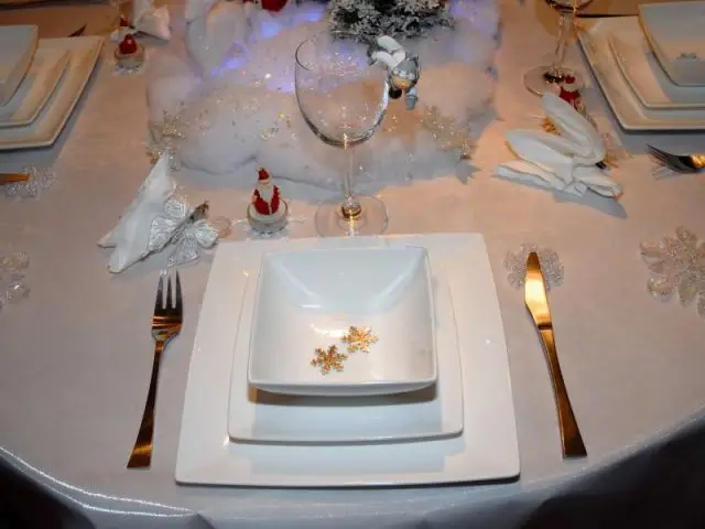 Décor blanc - Tables de Noel - Christine