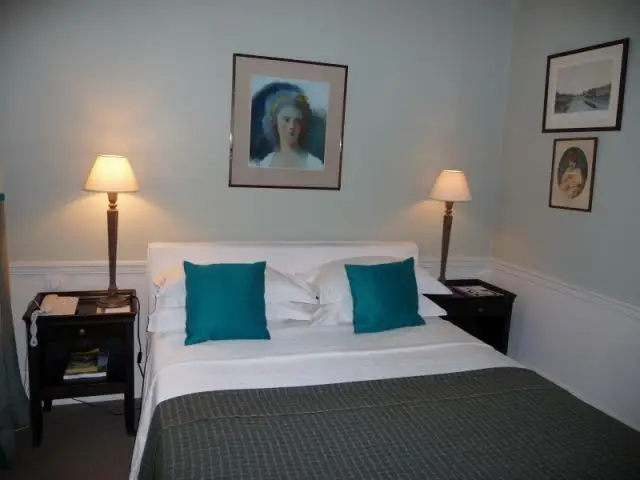 Chambre turquoise - Hôtel Sainte-Beuve - Paris