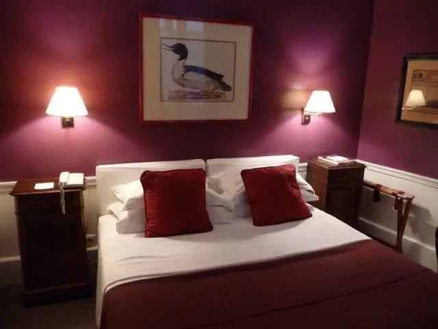 Chambre violette - Hôtel Sainte-Beuve - Paris