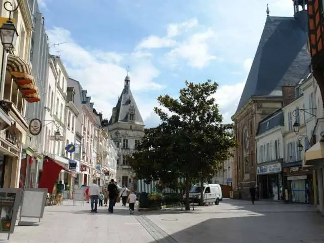 Rue commerçante - dreux