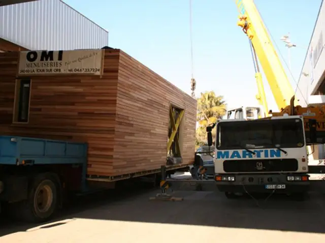 Structure bois - maison écologique à modules