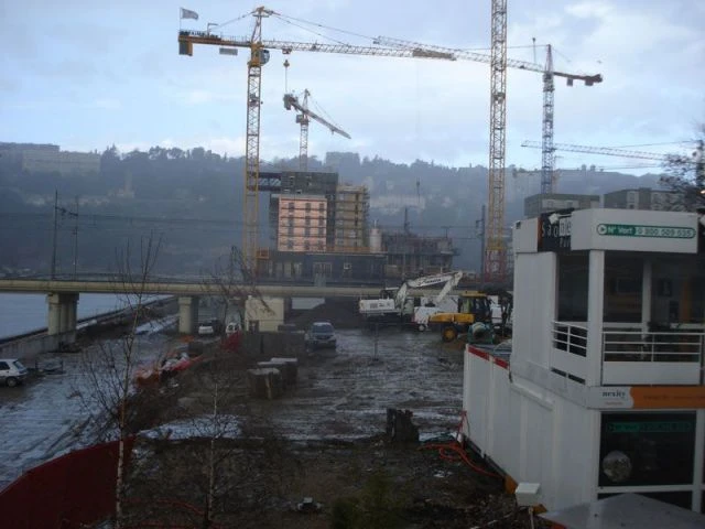 Lyon Confluence en chantier