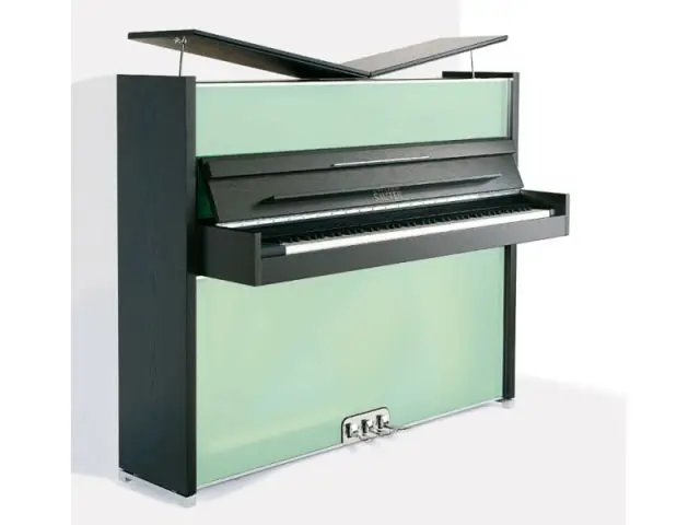 Le piano rigolo "Vitrea" - pianos design