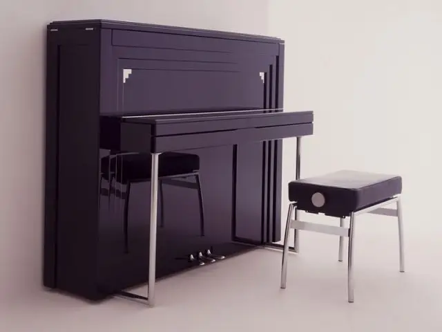 Le piano noir très design selon Peter Maly - pianos design