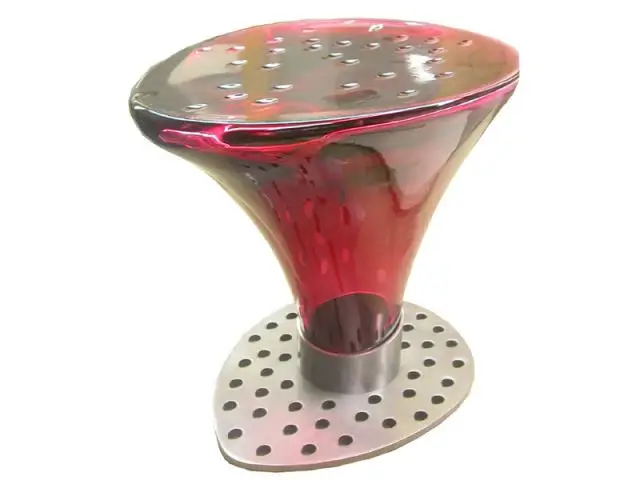 tabouret rose