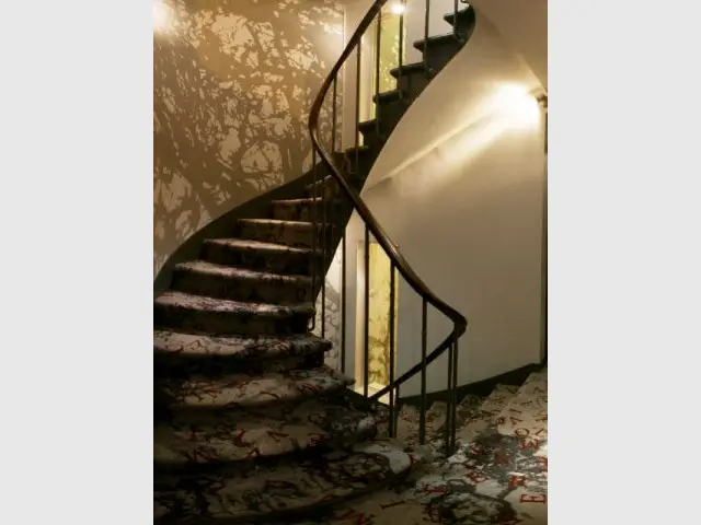 Escalier hôtel Apostrophe