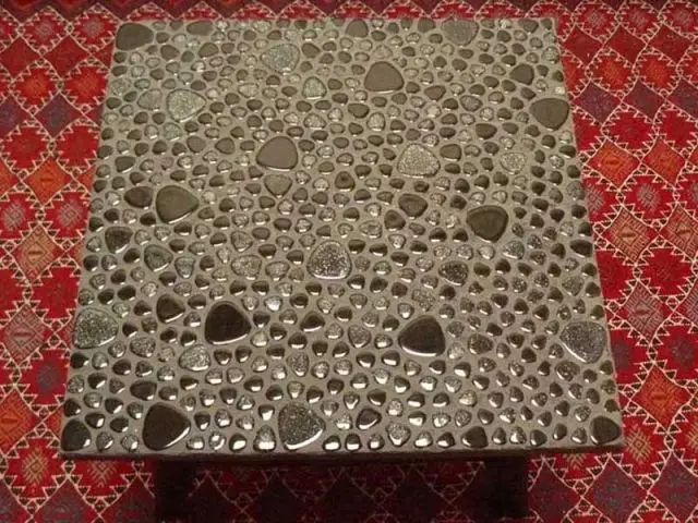 Table basse avec mosaïque