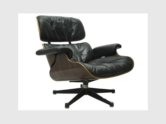 Puces du design / Lounge chair - Ray et Charles Eames, 1956