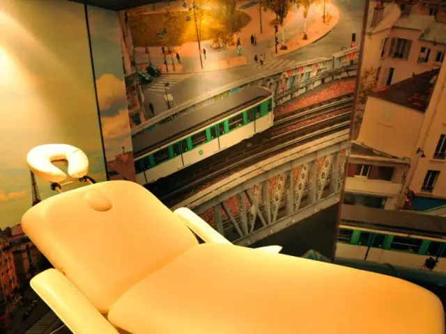 cabine de soin massage du Sublim Eiffel