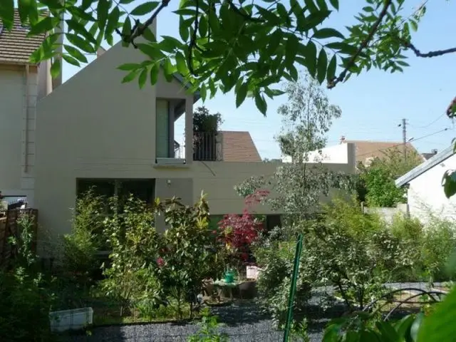 Vue du dehors - Maison d'architecte Isabelle Mahe