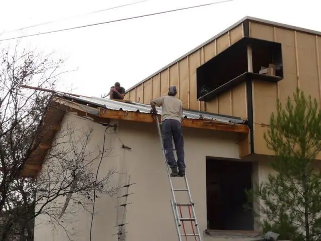 Pose bac acier - Reportage auto-construction