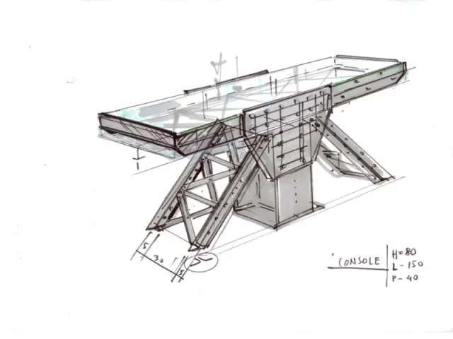 dessin Console "à la manière d'Eiffel"