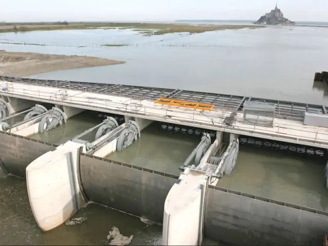 Fermeture des vannes - Mont-Saint-Michel