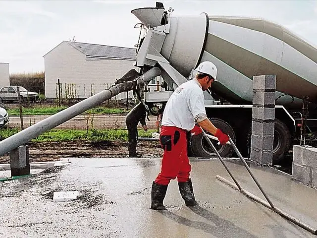 Travail du béton - beton