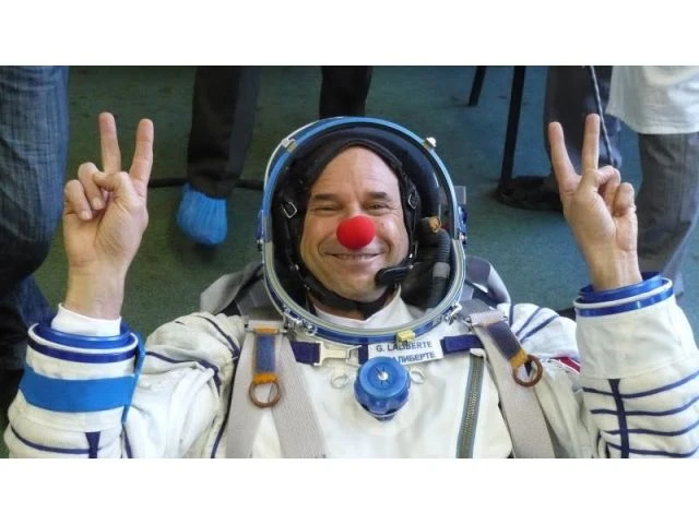 Le clown - clown dans l'espace