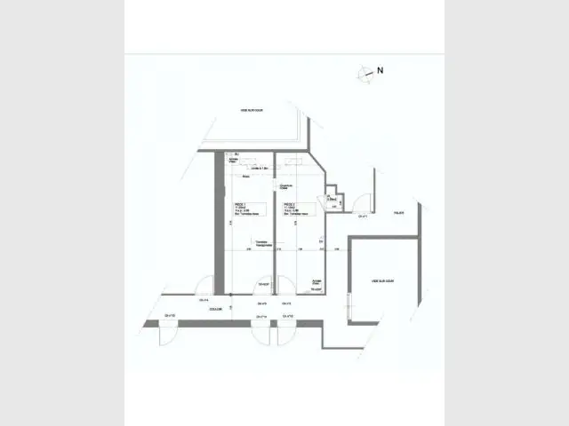 Plans existant - Alexandre Hugonnard - Atelier d'Architectures