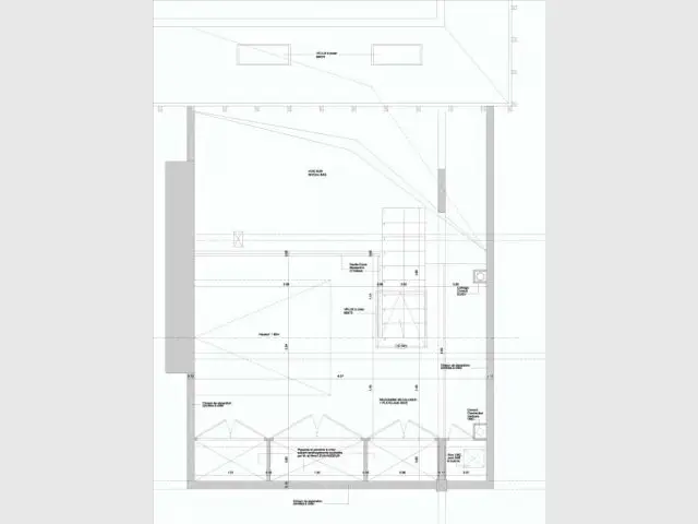 Plan niveau mezzanine - Alexandre Hugonnard - Atelier d'Architectures