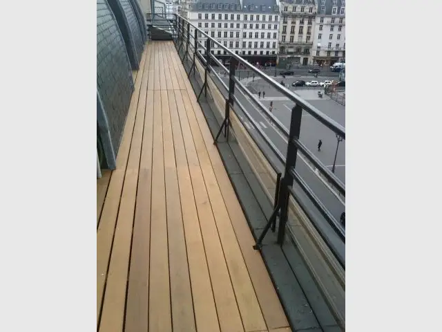 Structure de Terrasse Bois à la Madeleine - Paris - Après - Terrasse