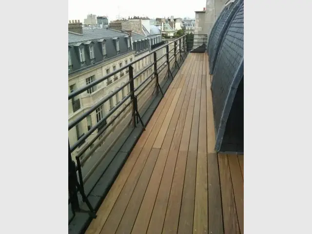 Terrasse Bois en longueur - terrasse