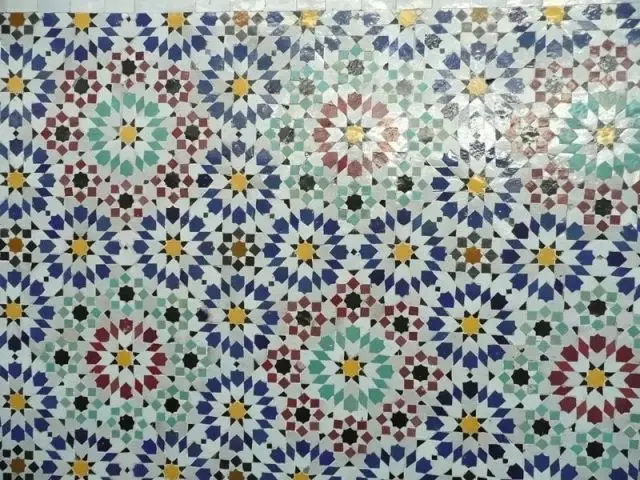 Détail de la mosaïque - mosquée