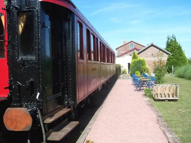 Extérieur du wagon - train