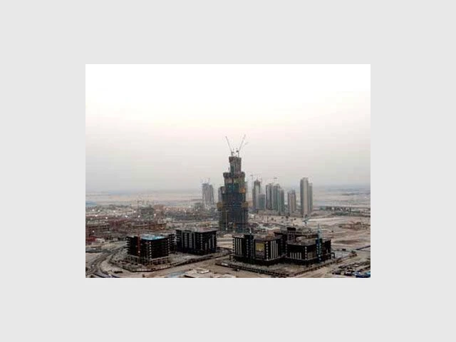 Une progression fulgurante - burj dubai