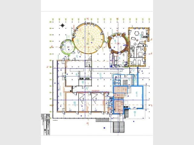 Vue en plan rez-de-chaussée - ecocentre