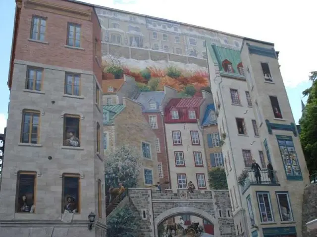 Fresque des Québécois - fresque